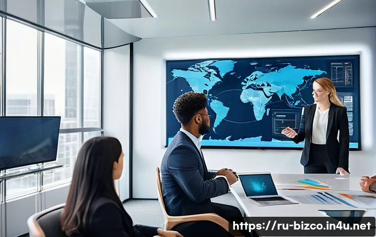 기업경영지도사로서 경영 전략 수립 - **Flexibility and Adaptability in Business**
    A dynamic, high-angle shot of a diverse team of bus...